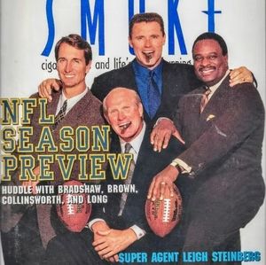 Vtg Smoke Magazine Fall 1998 NFL Season Preview Bradshaw Brown Collinsworth Long